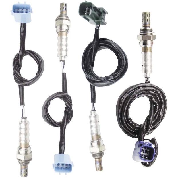 4PCS Oxygen O2 Sensor 1 & 2 for 2002-2003 Nissan Maxima; 2002-2004 Infiniti i35 3.5L Upstream + Downstream