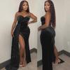 OS6923 Sexy europäisches und amerikanisches Perlen-Swing-Kleid – Herbst/Winter Damen-Nachtclub-Partymode