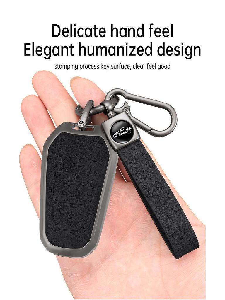 Compatible Key Case for Citroen Sega Triumph 2012-2016 - Folding Shell & Buckle