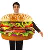 Hamburger Stage Role Playing Costume Cosplay Makeup Ball Party Performance Hamburger Costume