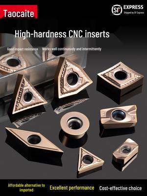 CNC Stainless Steel Impact & Wear Resistant Lathe Blade with Anti-Chipping Carbide Insert