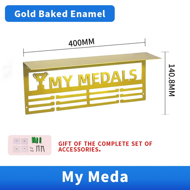 Factory Direct Custom Large Wall Hanger Metal Medal Display Rack for Bulk Medals & Awards Storage