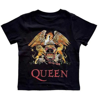 Queen Classic Crest Oficjalna Koszulka Dziecięca Chłopcy Dzieci