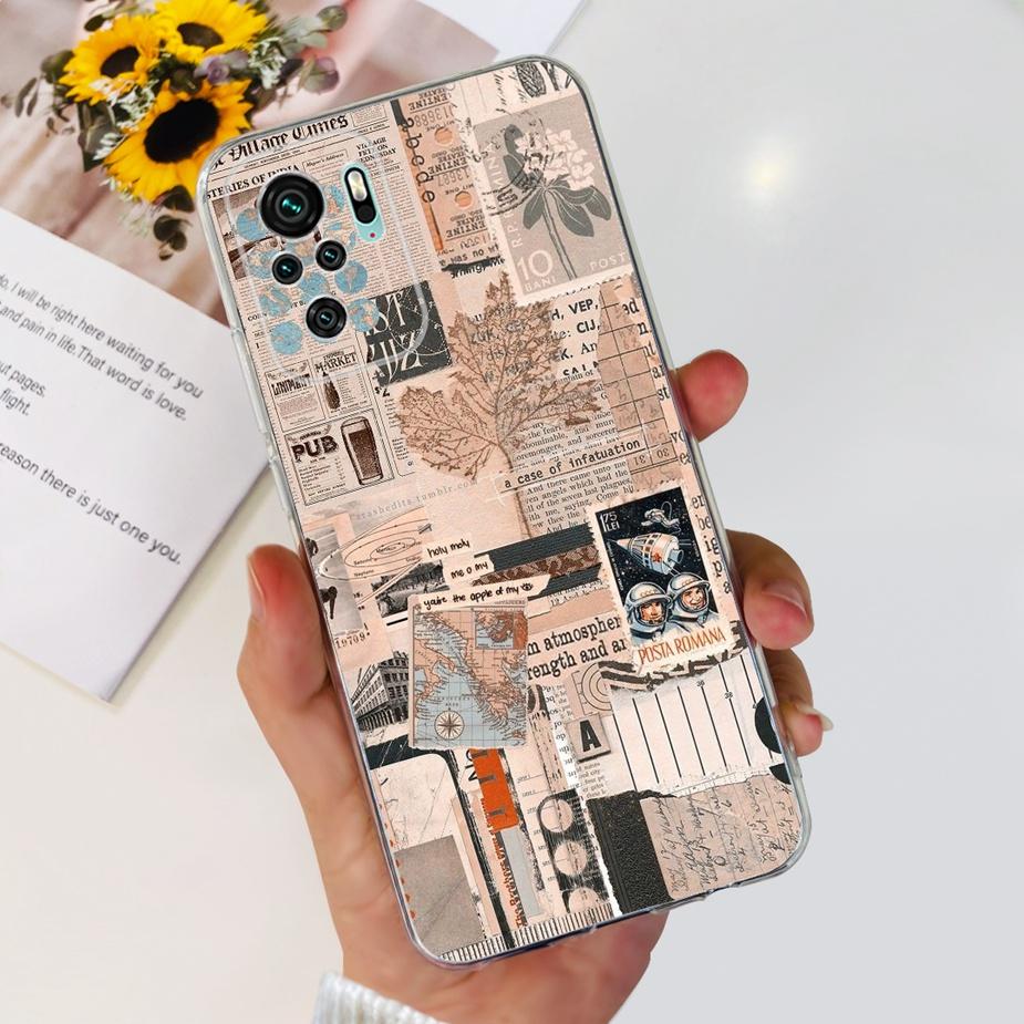 For Xiaomi Redmi Note 10 4G Case Redmi Note 10S Luxury Painted Cover Cases For Xiaomi Redmi Note 10 Pro Max Note10 S Soft Fundas