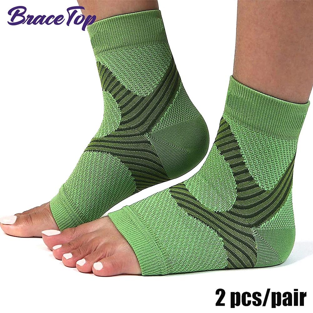 Plantar Fasciitis Compression Socks Arch Support Heel Pain Relief Ankle Brace for Achilles Tendonitis