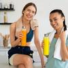 Glass Sports Water Bottle With Lid Leak-Proof And Heat-Resistant 500/750Ml For Travel And Storing Such As Juices Smoothies