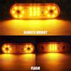 Lot de 20 feux de position latéraux pour camion, 12-24 V, 21 LED, feu latéral de remorque, feu arrière de remorque