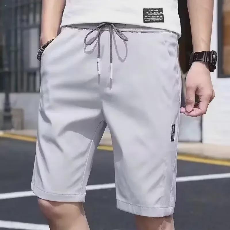 Herre Japansk Retro Vidbent Svart Casual Sommershorts
