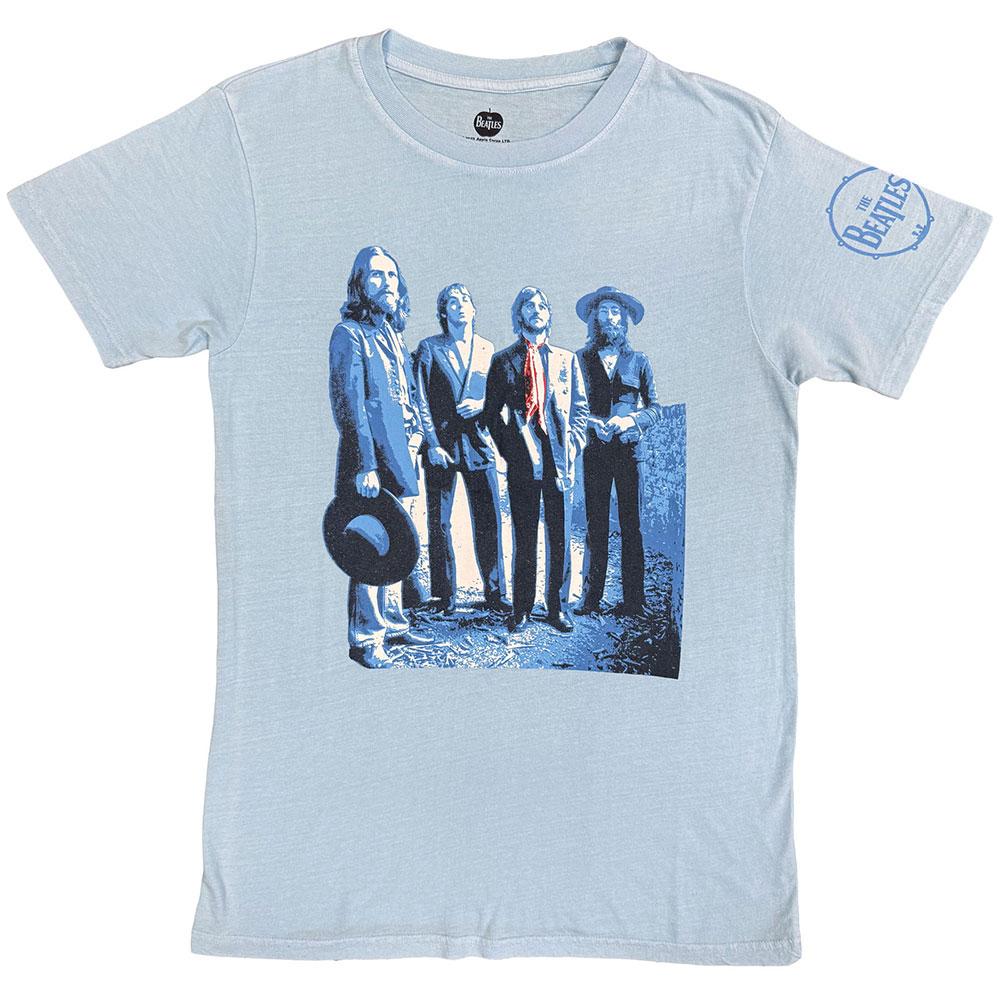 The Beatles 'Hat in Hand' (Blue) Eco T-Shirt