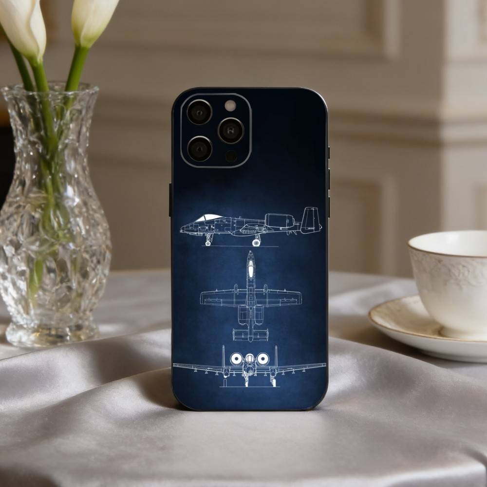 A-Aircraft H-HelicopterS A-Airplane Phone Case For iPhone 17,16,15,14,13,12,11 Plus,Pro Max,XS,Soft Silicone Black Cover