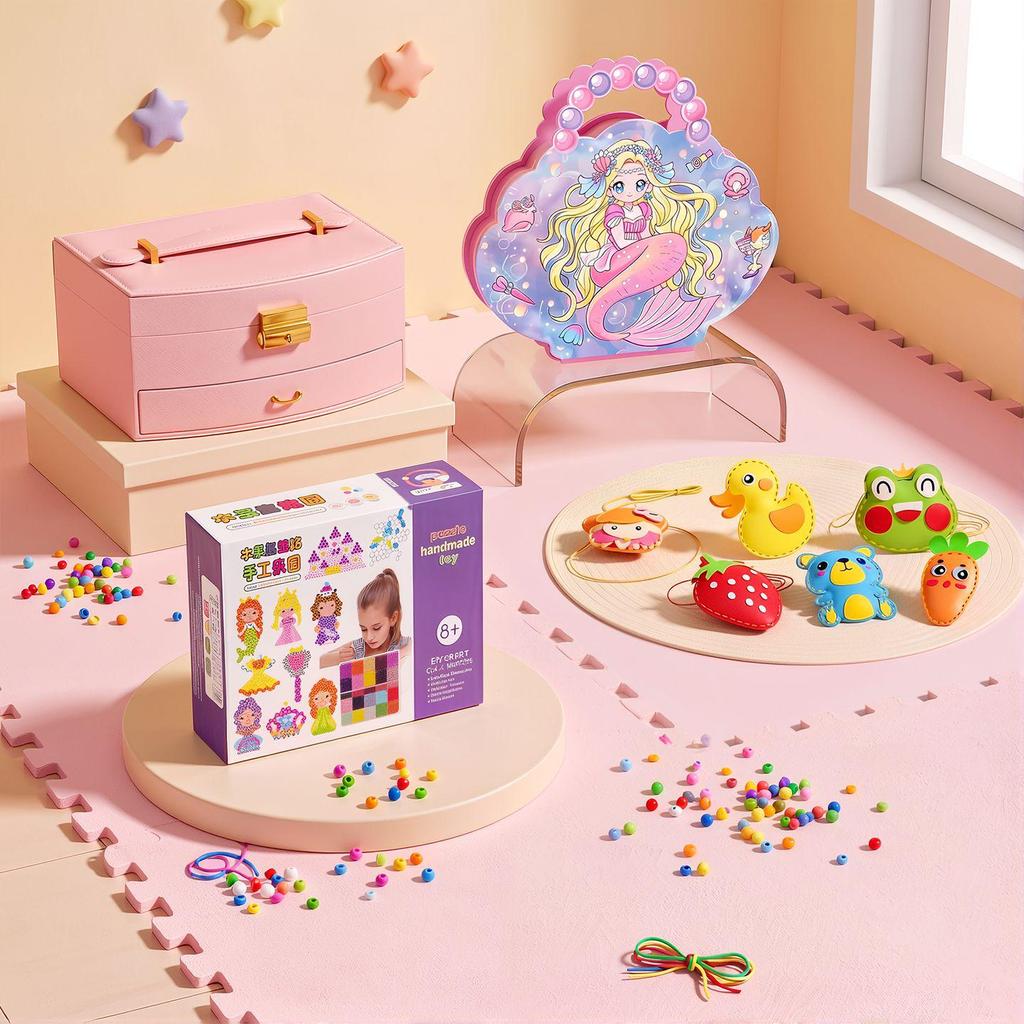DIY Children's Day Creative Sewing Kit: Handmade Pendant Material Pack for Kids