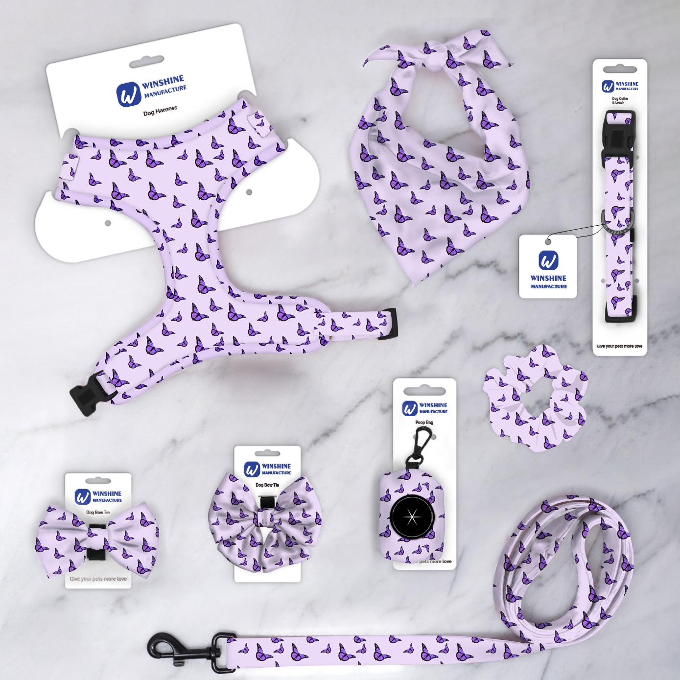 

Подгонянный поводок и воротник и бандана проводки любимчика дизайна печатания установленные для