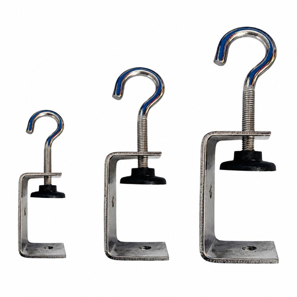 Adjustable C-clamp 304 Stainless Steel Fixed Holder Clip Square Clamp Hardware Fasteners