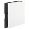 G-Classe Ladonna Monochrome Clear File Half-Type Refillable A4S Black PAM-139HBK