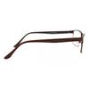 Full Rim Rectangle Brown Smartbuy Collection Arrow Asian Fit 611c Fashion Men Eyeglasses