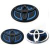 Modified Blue Bottom Front Grille Badge Trunk Car Logo Suitable for Toyota RAV4 CAMRY COROLLA LANDCRUSER RAV4 VIOS SIENNA YARLS
