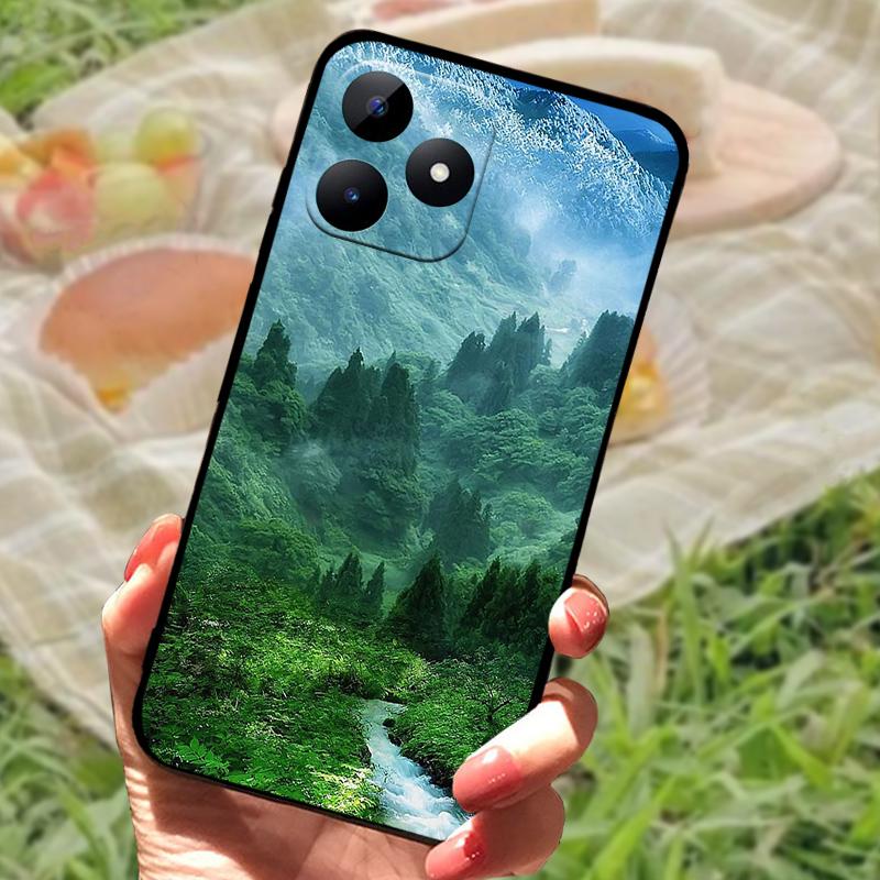 Case For Realme Note 50 Fashion Cool Soft Silicone Phone Cover Narzo N53 Protective Fundas For OPPO Realme C51 4G C53 TPU Bumper