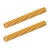 2Pcs Useful 8/10mm OD 3D Printer Die Spring Yellow Mould Die Springs Light Load Compression Springs 3D Printer Electric Part