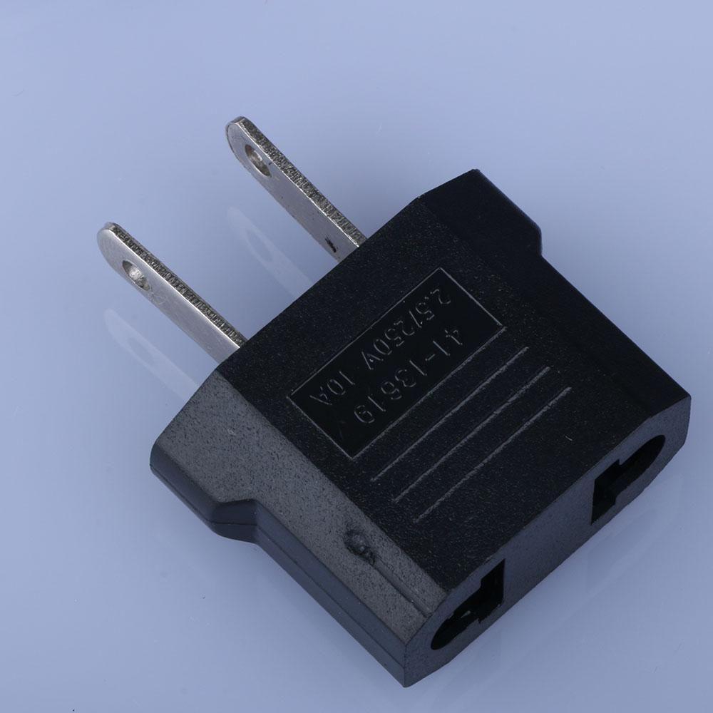 Outlet EU To US European American USA Charger Plug Adapter Jack Converter