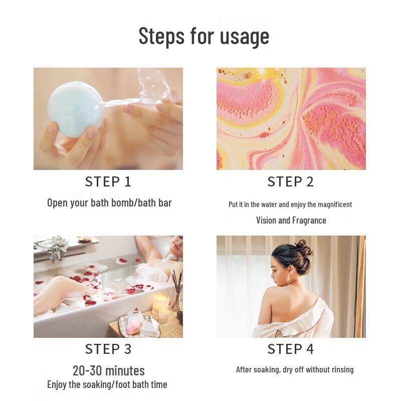 Rever Mini Rainbow Cloud Bubble Bath Bomb