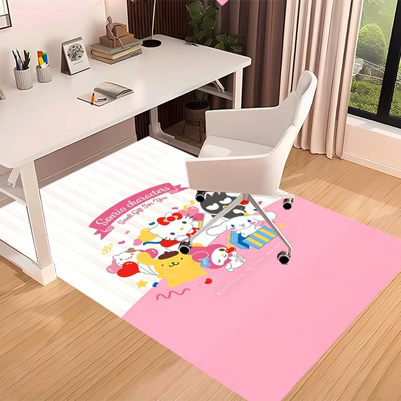 Sanrio My Melody and Kuromi Printed Absorbent Washable Carpet, Non-Slip Bathroom Mats, Kitchen Rugs, Yoga Mat,Living Room Entrance, Camping Picnic Rug