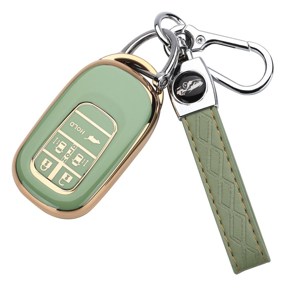 [Kinotaka] Smart Key Case for Honda New Vezel RV Series зелёный
