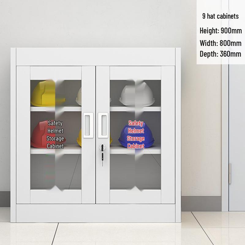 Durable Safety Helmet Storage Cabinet for Construction Sites