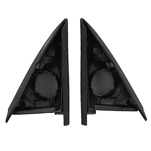 Front Door Speaker Covers, Accurate 2PCS/Set Interior Left and Right 51337184197 Black Wear Resistant for Cars