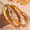 Titanium steel  women's high version lucky grass colored diamond European and American fashion does not fade diamond-encrusted round  jewelry