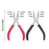 3 sztuki Profesjonalne szczypce jubilerskie Wielofunkcyjne narzędzie do zwijania drutu do tworzenia bransoletek i naszyjników Solidny 6-stopniowy pręt drutowy
