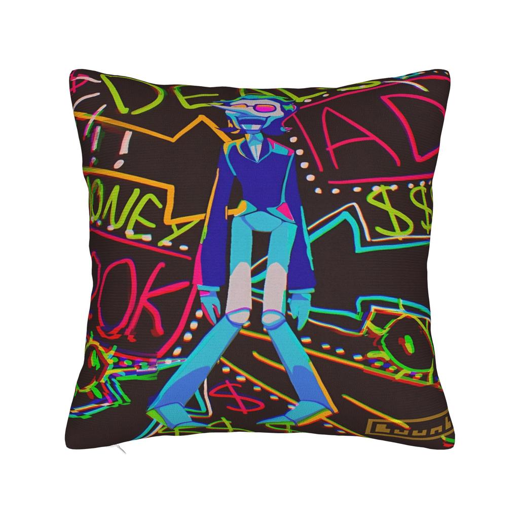 Deltarune 3 Tenna It Is Tv Time Pillow Cover Comfy Cushion Cover Kawaii Pillow Case For Living Room Chair