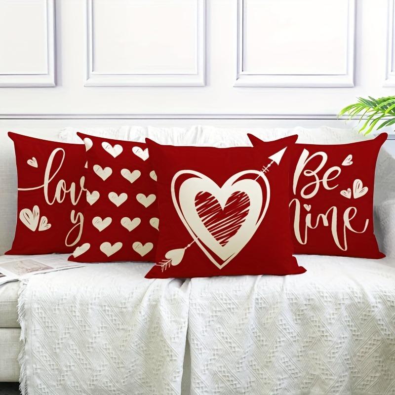 Romantic Expectations On Pillowcases Cover Bedroom Sofa Decoration Polyester Cushion Cover with Zipper