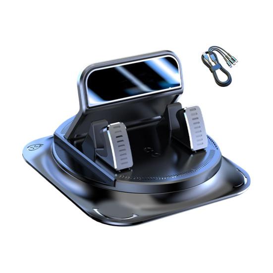 Car Dashboard Phone Holder 360 Degrees Rotation Non-slip Universal Vehicle Dashboard Windshield Mobile Phone