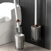 Toiletbürste mit langem Griff ohne toten Winkel Haushalt Wandwaschen Toilettenreinigungsbürsten-Set Abtropfend Anti-Schimmel Haushaltsreinigung