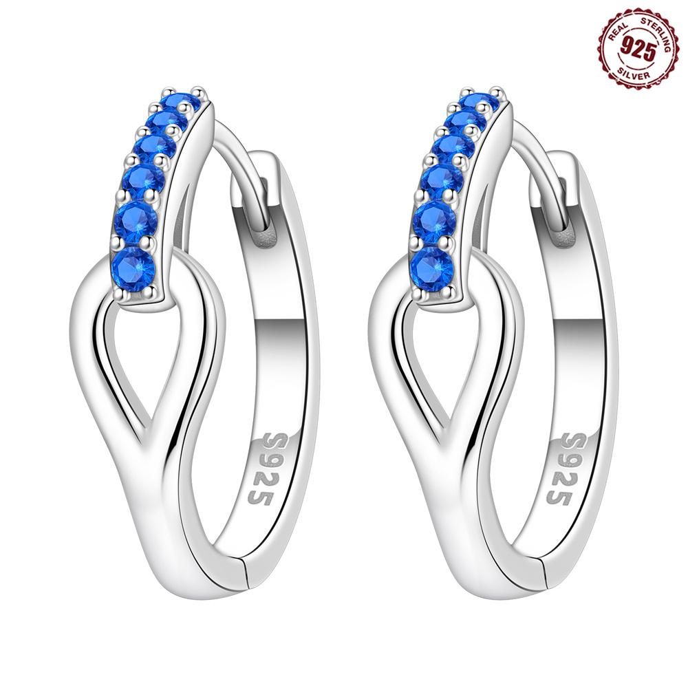 925 Sterling Kupfer kreative rosa Kronen Ohrringe, elegante und schlichte Ohrringe, Zirkon gefertigt für den täglichen Gebrauch und zur Präsentation