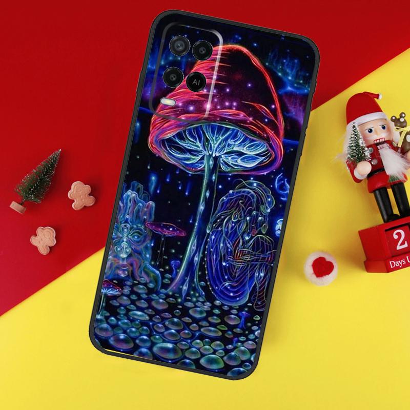Weird Trippy Mushroom Case For Oppo A5 A6 Pro A15 A57 A17 A54 A74 A94 A76 A16 A96 A40 A60 A80 A18 A38 A58 A78 A98