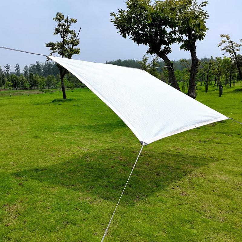White HDPE Sun Shade Net Outdoor Anti-UV Shade Mesh Sail Summer Gazebo Balcony Terrace Shading Nets Awning Tents