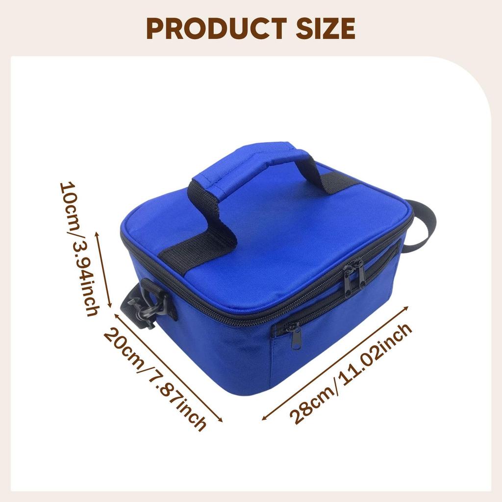 USB Verwarmde Lunchbox, Waterdicht, Handig, Herbruikbare Voedselisolatiezak, Voedselwarmer Verwarmer, Lunchwarmer Tote voor Kamperen Picknick