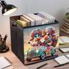 A Cow Driving 5D Diamond Painting Storage Basket Full Round Drill Mosaic Diamond Embroidery Cross Stitch Kits Home Decor Home Decor