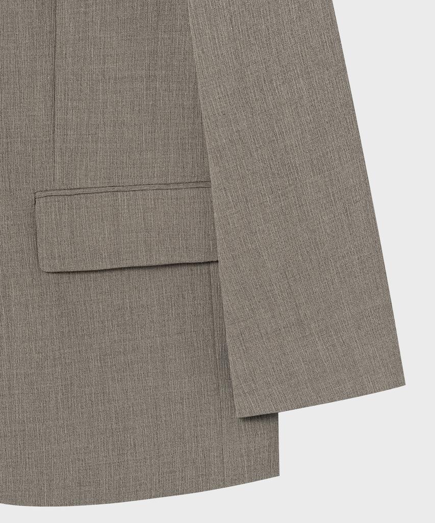 Nonblank [Summer] Drizzly Loose Fit Jacket_Taupe