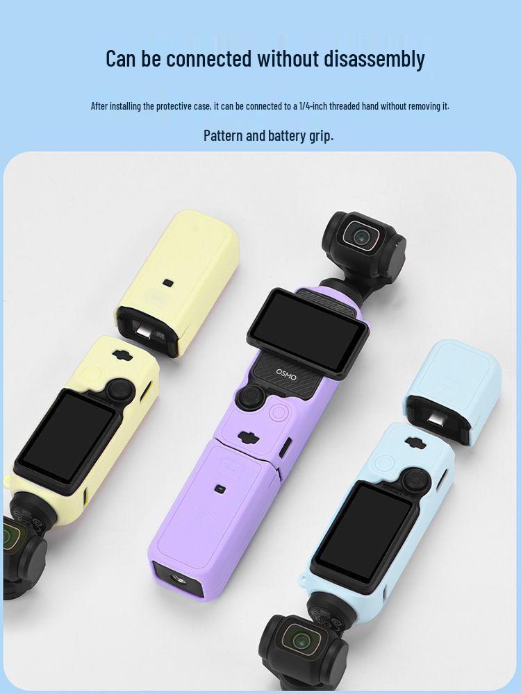 Soft Silicone Protective Case for DJI OSMO Pocket3 - Lens and Gimbal Dust Cover