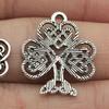 20Pcs Versatile Alloy Jewelry Making Charms 19x23mm Size Tree Design DIY Craft Pendant Antique Silver Love Tree Pendant Girls
