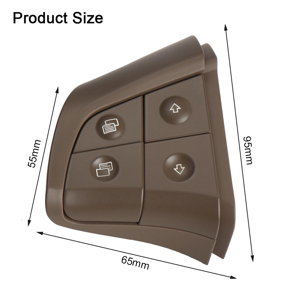 

4 клавиши, кнопка управления переключателем рулевого колеса автомобиля для Mercedes-Benz ML-Class/GL-Class W164 R-Class W251 B-Class W245 Yellow Left
