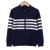 Children's Clothing Stand Collar Zipper Boy Girl Knitted Cardigan Top Spring and Autumn All-match Children's Sweater Jacket