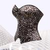 European American Leopard Print Corset Top: Sexy Bustier, Tummy Control Women's Outerwear