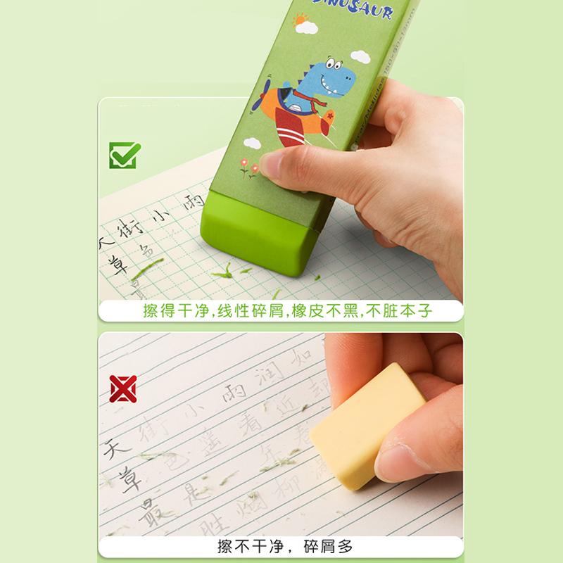 Cartoon Huge Eraser Super Large Block Pencil Eraser Without Leaving Marks Astronauts/Dinosaur Student Art Painting Rubber Eraser