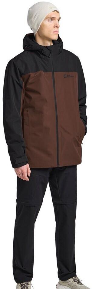 Куртка Jack Wolfskin Taubenberg 3in1 Jkt M горячий шоколад