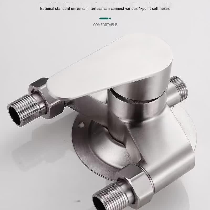 Zhi Shi 304 Stainless Steel Wall-Mounted Shower Faucet