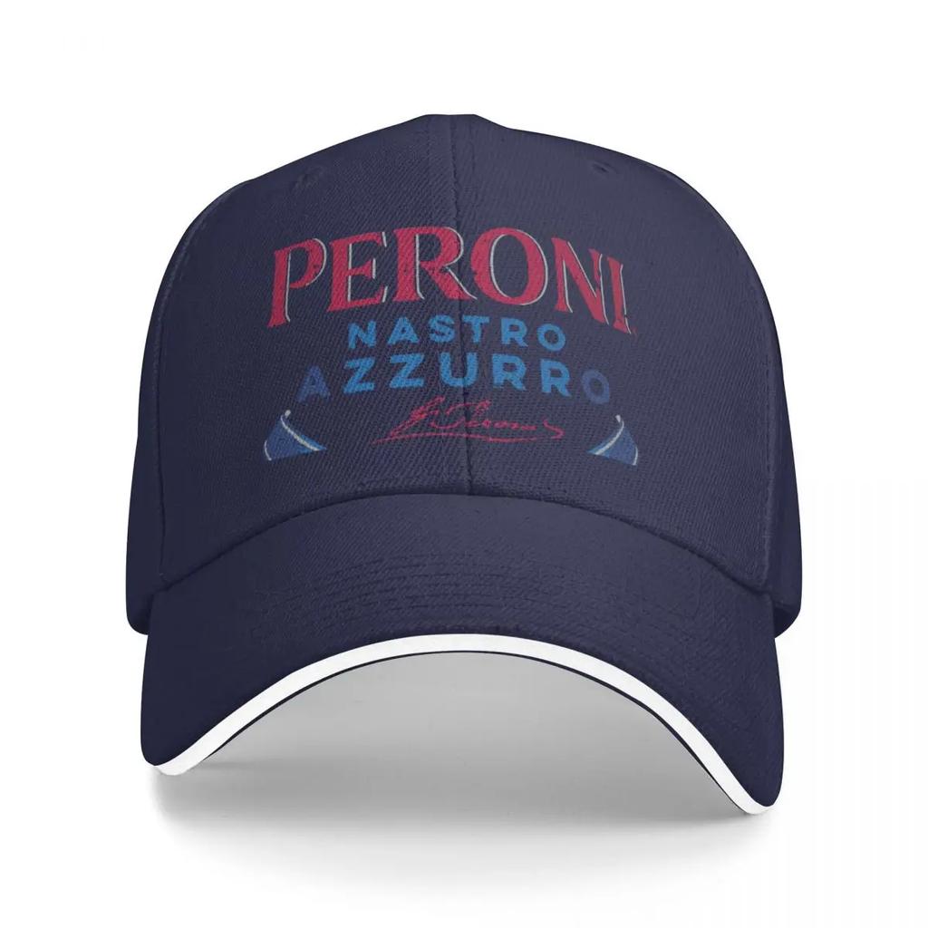 Gorra de Béisbol Peroni Nastro Azzurro Playa Rugby Unisex Sombreros Mujer