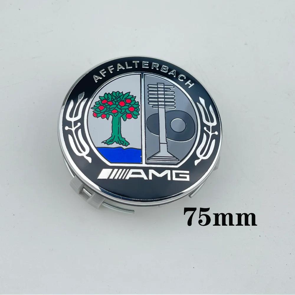 4Pcs 75mm Car Wheel Center Logo Hub Cap For Mercedes Benz C207 C218 A207 C117 CLA CLS E Class W212 S212 X166 W176 W205 W246